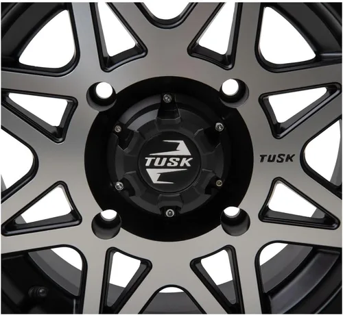 Miniatura 3 de 4/137 Tusk Tintic Wheel 15x7 5.0 + 2.0 mecanizada/negra para CAN-AM Maverick X3 X RS Turbo RR Smart-Shox 72 pulgadas 2021-2022