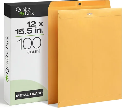 Miniatura 9 de Quality Park Clasp sobres, color café, caja de 100, Marrón claro