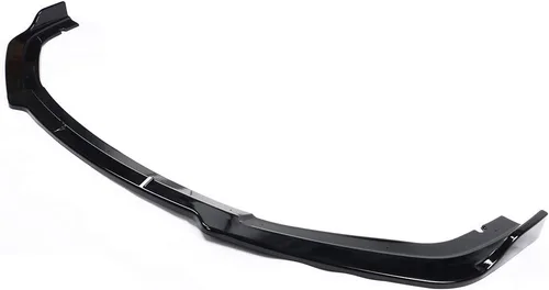 Miniatura 7 de IKON MOTORSPORTS, Borde de parachoques delantero compatible con Honda Civic 2019-2021, estilo V4, color negro brillante, alerón de barbilla Brillo
