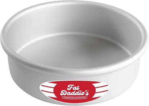Miniatura 62 de Fat Daddio's PRD-1BOX Moldes Redondos para Pastel Mini Tier de Aluminio Anodizado para Una Caja de Mezcla, Juego de 3, Plateado