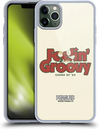 Miniatura 150 de Head Case Designs Funda de gel Woodstock 50th con licencia oficial de Peanuts Snoopy Guitar 1969 [protección de grado militar] compatible con Apple