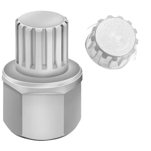 Miniatura 26 de Llave de tuerca de bloqueo de rueda de 11/15PT compatible con BMW, enchufe de tuerca de bloqueo de rueda AdaPTer, herramienta de extracción