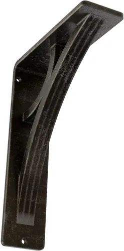 Miniatura 24 de Ekena Millwork BKTM02X10X12TGLABS Soporte de metal, 2 pulgadas de ancho x 10 pulgadas de profundidad x 12 pulgadas de alto, latón envejecido