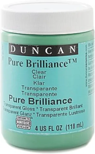 Miniatura 2 de Duncan Pure Brilliance Clear Glaze - Esmalte con brocha, tarro de 16 onzas