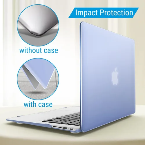 Miniatura 8 de IBENZER - Funda para MacBook Air de 13 pulgadas A1466 A1369, funda de carcasa dura con cubierta de teclado para Apple Mac Air 13 versión antigua