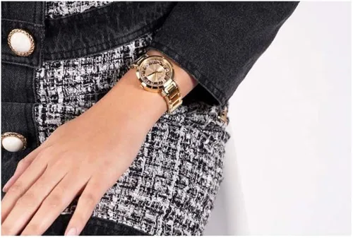 Miniatura 6 de GUESS US Womens Gold-Tone Transparent Analog Watch