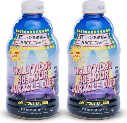 Miniatura 9 de Hollywood Miracle Diet Dieta de 48 horas, mezcla natural de bebida y fruta-32 oz