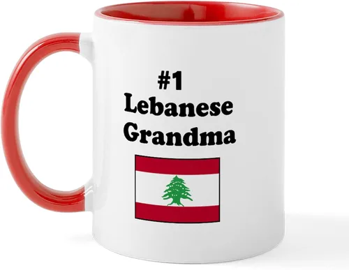 Miniatura 46 de CafePress #1 - Taza de café de cerámica libanesa de 11 oz (11.0 fl oz)