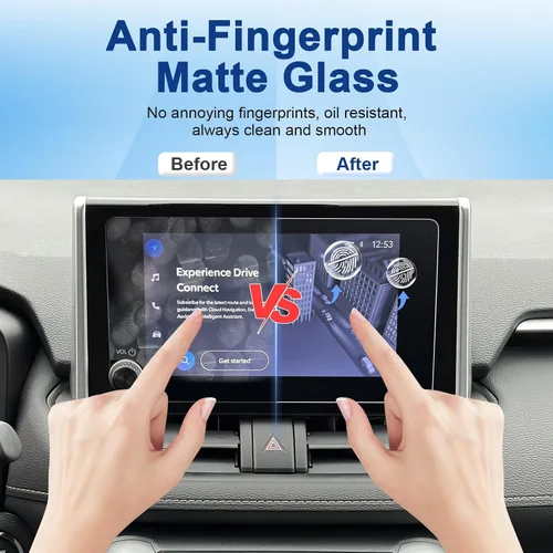 Miniatura 4 de Protector de pantalla antirreflejos mate RAV4 2023-2025, para Toyota RAV4 (pantalla táctil de 8 pulgadas) (LE/SE/XLE/XLE Premium/Woodland), vidrio