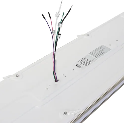 Miniatura 8 de DAKASON Lámpara de techo LED rectangular de 4 pies para cocina/lavandería, 48 W envolvente 3/4/5000K seleccionable, luces lineales cableadas