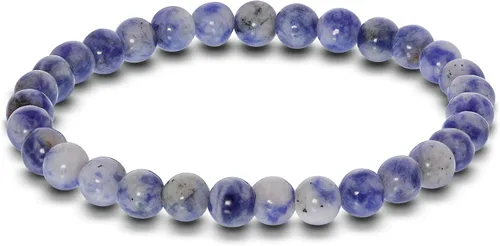 Miniatura 403 de Gem Avenue Handmade Round Bead Stretch Bracelet Unisex Natural Stone Beaded Jewelry for Men & Women, Elastic Wristband for Daily Wear