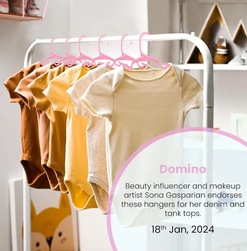 Miniatura 5 de Utopia Home Paquete de 20 Perchas para Niños - Perchas de Plástico para Bebé de 11.5 Pulgadas para Armario - Perchas para Niños para Ropa y Percha