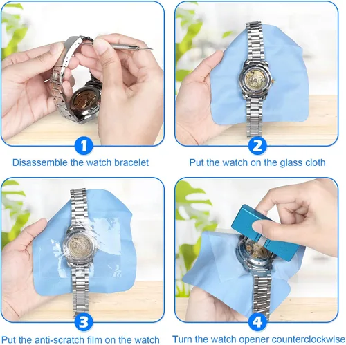 Miniatura 3 de Watch Battery Replacement Kit, Watch Back Remover for Rotate Open Watch Cover, Watch Opening Tool, Watch Strap Removal, Watch Case Opener with
