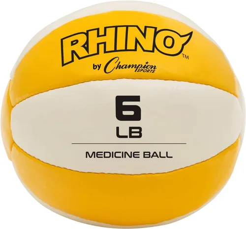 Miniatura 12 de Champion Sports Leather Medicine Balls – Durable Weighted Balls for Strength, Core & Conditioning Training