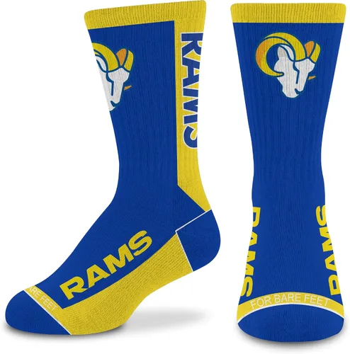 Miniatura 33 de For Bare Feet NFL - Calcetines unisex para niños de la NFL Mvp Crew