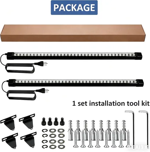 Miniatura 8 de 2 barras de luz de pared de 40 pulgadas, iluminación exterior impermeable de 72 W, luces LED blancas naturales de 4000 K, barra de luz de pared