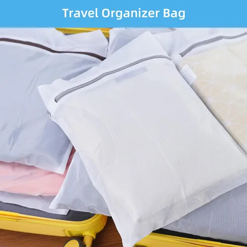 Miniatura 6 de GOGOODA - Juego de 2 bolsas de malla para lavandería extragrandes, para lavar a máquina blusas, chaquetas, pantalones, sábanas, de 20 x 24 pulgadas
