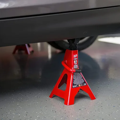 Miniatura 8 de BIG RED T43202 Torin - Gatos de acero resistentes para coches, capacidad de 3 toneladas (6,000 libras), 1 par (no apto para SUV, camiones)