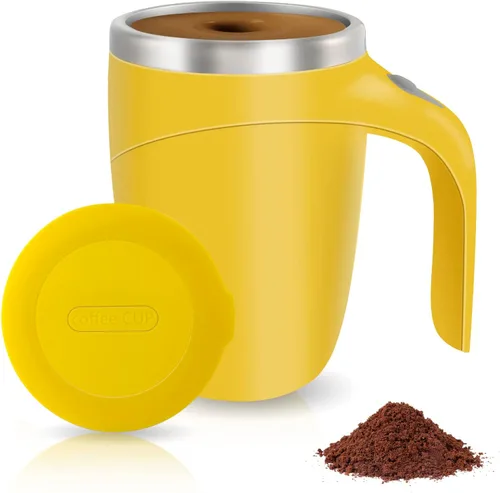 Miniatura 13 de Taza autoagitadora, taza de café magnética automática recargable, taza de café autoagitable, taza giratoria de viaje para oficina en casa