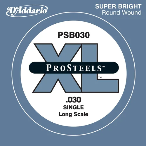 Miniatura 15 de D'Addario PSB028W ProSteels Bass Guitar Single String, Long Scale, .028