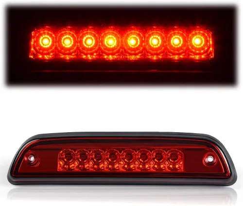 Miniatura 17 de G-PLUS Tercera tercera luz de carga de freno compatible con Nissan Frontier Pickup 2001-2004 Centro de techo trasero de montaje alto Lámparas 01-04