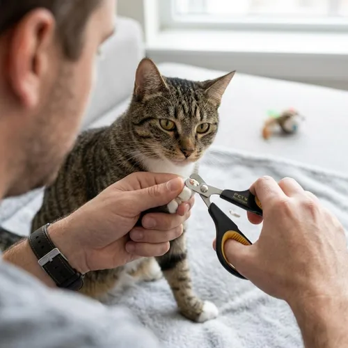 Miniatura 2 de Cortauñas para gatos de Pet Republique – Cortaúñas profesional de acero inoxidable para gatos, gatitos, hámsters, conejos, pájaros y animales