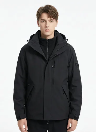 Miniatura 9 de Chaqueta de esquí, chaqueta de snowboard, impermeable y resistente al viento invierno con capucha chaqueta de escalada