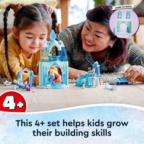 Miniatura 3 de LEGO Disney 43194 Frozen Wonderland 43194 - Juguete de castillo con minifiguras de princesa de Disney, regalos para niños de 4 años de edad, niñas