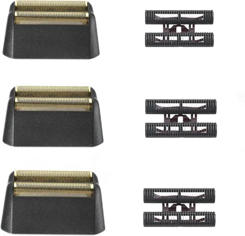Miniatura 10 de Juego de 2 piezas de repuesto profesional de la serie 5 Star Finale Shaver Shaper Super Close Gold Foil y cortador de barra compatible con Wahl