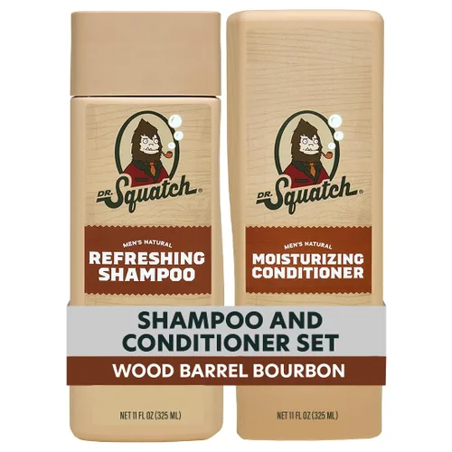 Miniatura 12 de Dr. Squatch Paquete de Cabello Natural para Hombres - Cabello Saludable y de Aspecto Abundante - Champú de Alquitrán de Pino (8 fl oz)
