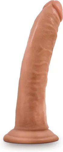 Miniatura 4 de Dr. Skin Glide - Consolador autolubricante de 7.5 pulgadas, con ventosa, compatible con el cuerpo, seguro, aspecto realista y tacto, juguete sexual