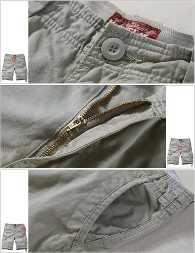 Miniatura 5 de Match Pantalones cortos estilo cargo para hombre