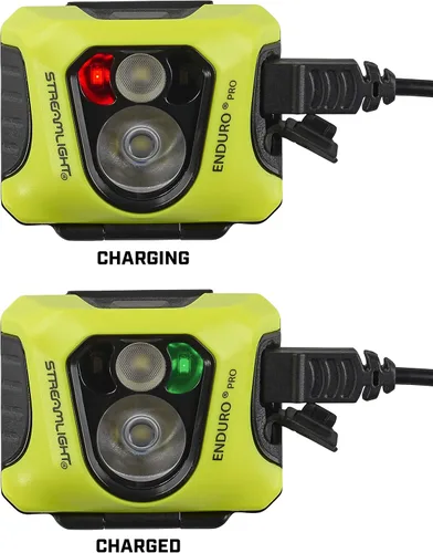 Miniatura 4 de Streamlight 61436 Enduro Pro USB recargable multifunción lámpara principal con correa elástica y de goma y bloqueo dual 3M, amarillo