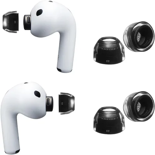 Miniatura 12 de XELASTEC 2 Puntas de Reemplazo para AirPods Pro 3 – Material Adaptable al Calor Corporal, Sellado Sin Costuras, Filtro Micro de 12 Agujeros, Puntas