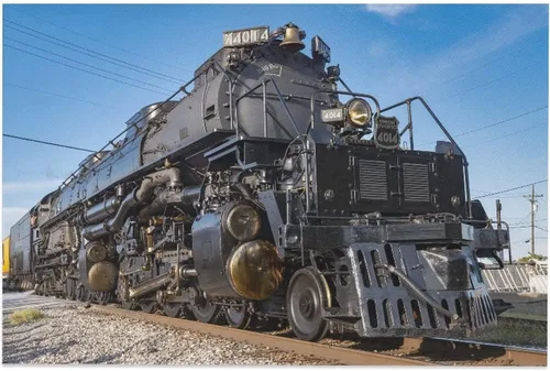 Miniatura 6 de Union Pacific 4014 - Póster de lona de tren de locomotora para niño grande, decoración de dormitorio, paisaje deportivo, oficina, habitación