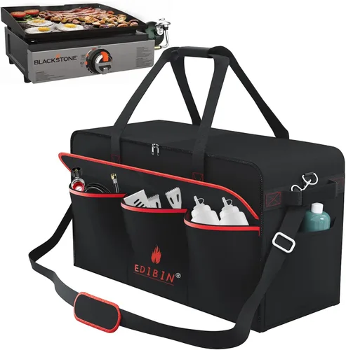 Miniatura 10 de Bolsa de Transporte para Plancha de 17 Pulgadas Compatible con Plancha de Mesa Blackstone 1814 de 17 pulgadas con Tapa, Compatible Exclusivamente