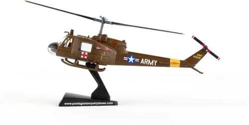 Miniatura 11 de Daron Worldwide Trading Sello postal UH-1 Huey MEDEVAC Vehículo del Ejército de EE. UU. (Escala 1/87)