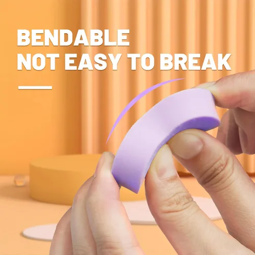 Miniatura 3 de Yplus Eraser Line - Borradores de lápiz de hipopolímero para escuela y oficina, lindo borrador de goma blanca para niños, artista sin residuos, 6