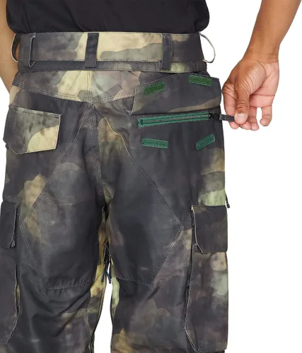 Miniatura 9 de Volcom Pantalones de snowboard VCO Hunter Cargo para hombre Negro estática