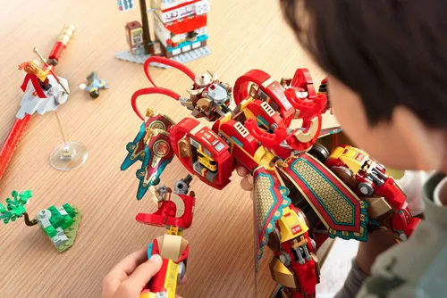 Miniatura 5 de LEGO Monkie Kid: Monkey King Warrior Mech 80012 Kit de construcción de juguete (1,629 piezas)