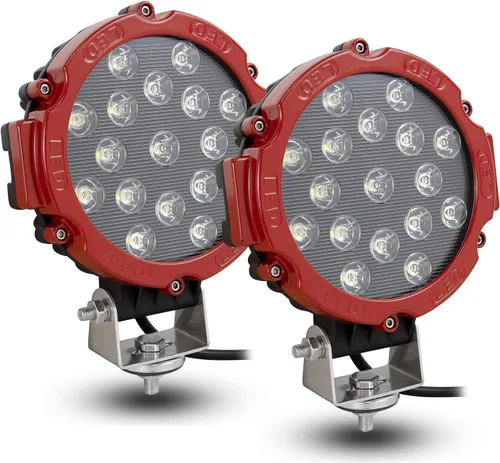 Miniatura 16 de SKYWORLD 2 unidades de 4 pulgadas 18 W de inundación LED de conducción todoterreno, luces antiniebla, iluminación de barco, luz de trabajo LED