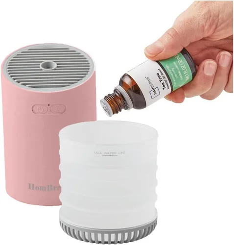 Miniatura 4 de Mini humidificador, humidificador de niebla fría de 10.8 fl oz con luz LED, 2 modos de niebla y apagado automático, portátil para bebé, dormitorio