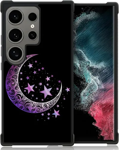 Miniatura 451 de CARLOCA Funda compatible con Samsung Galaxy S22 Ultra, diseño gráfico de Star Howling Wolfs Samsung Galaxy S22 Ultra, diseño gráfico, a prueba