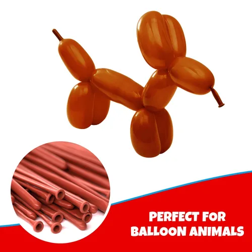 Miniatura 3 de 260 globos largos de Aragón (100 piezas) para animales de globo, diseño de forma de animal torcido de látex, globos mágicos largos para fiestas