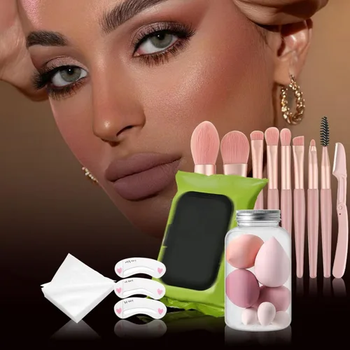 Miniatura 5 de Caja de maquillaje, regalo surtido sorpresa para festivales con productos de maquillaje profesional, juego de cosméticos para fiestas, para mujeres