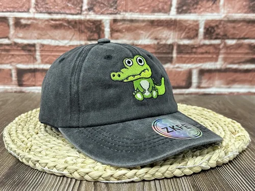 Miniatura 2 de Gorras de béisbol bordadas con animales para niño y niña