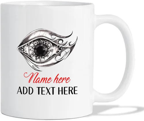 Miniatura 11 de Taza de café personalizada para oftalmólogo con texto en inglés "Thank You For Being An Awesome Oftalmologist", taza de café personalizada