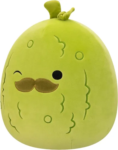Miniatura 2 de Squishmallows Charles Pickle original de 12 pulgadas con bigote, peluche oficial de Jazwares ultrasuave de tamaño mediano