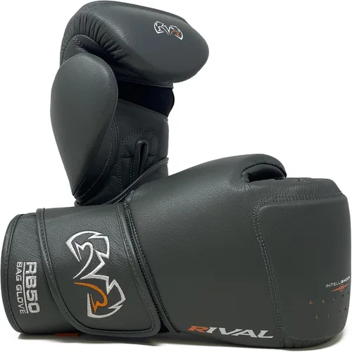 Miniatura 8 de RIVAL Boxing RB50 Intelli-Shock Guantes Compactos para Saco de Boxeo, Cierre de Velcro - Forro Interior Suave, Acolchado de Espuma Multicapa