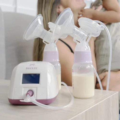 Miniatura 7 de Rumble Tuff Extractor de leche eléctrico Breeze con kits de colección clásica